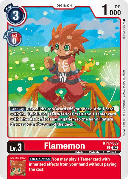 Flamemon [BT17-009] [Secret Crisis] | Shuffle n Cut Hobbies & Games