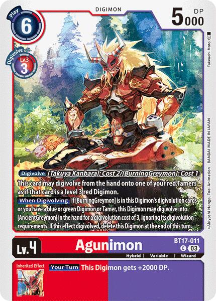 Agunimon [BT17-011] [Secret Crisis] | Shuffle n Cut Hobbies & Games