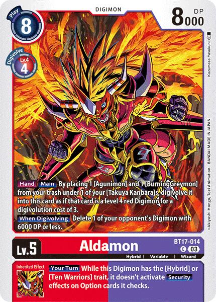 Aldamon [BT17-014] [Secret Crisis] | Shuffle n Cut Hobbies & Games