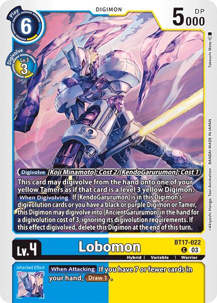 Lobomon [BT17-022] [Secret Crisis] | Shuffle n Cut Hobbies & Games