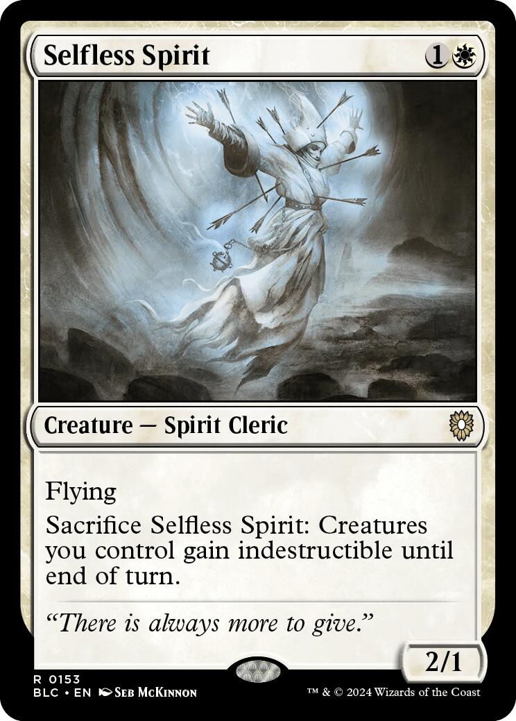 Selfless Spirit [Bloomburrow Commander] | Shuffle n Cut Hobbies & Games