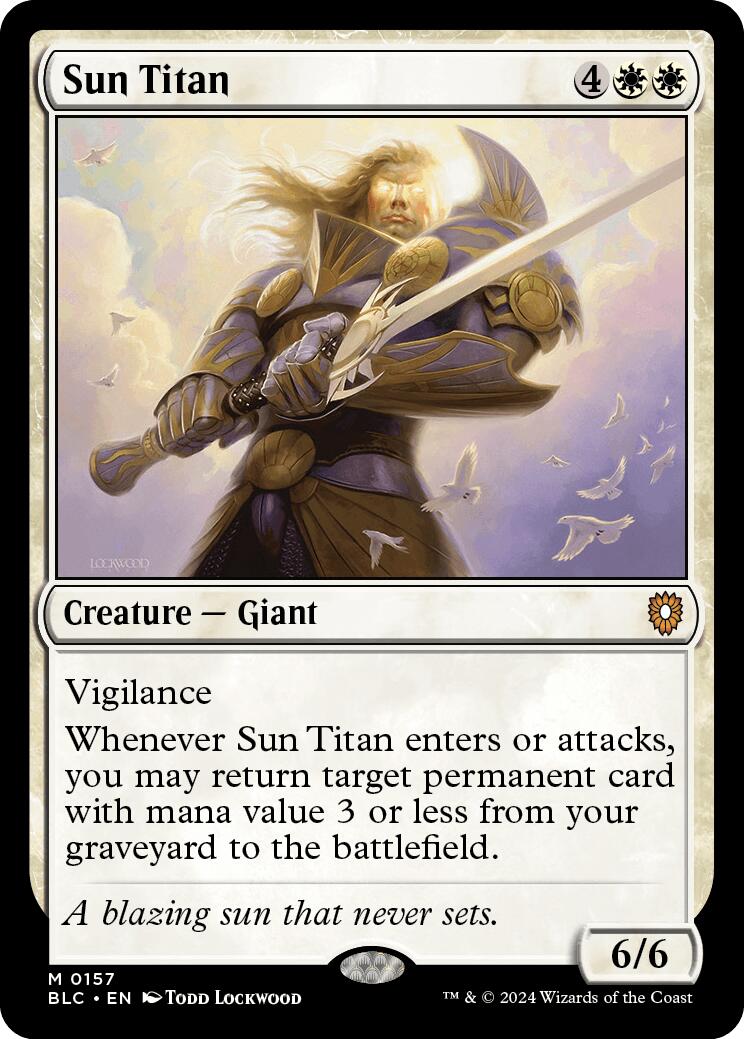 Sun Titan [Bloomburrow Commander] | Shuffle n Cut Hobbies & Games