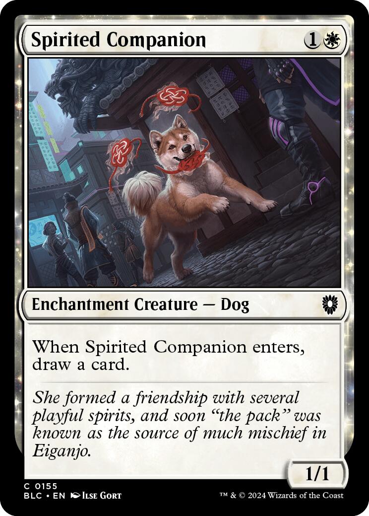 Spirited Companion [Bloomburrow Commander] | Shuffle n Cut Hobbies & Games