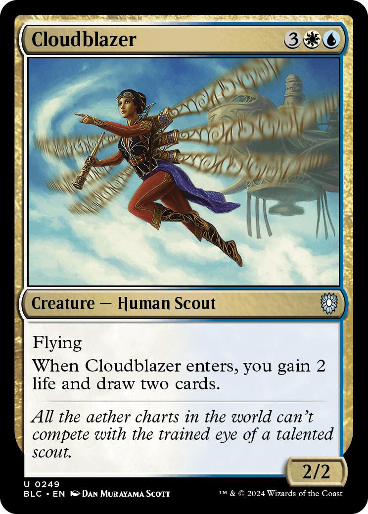 Cloudblazer [Bloomburrow Commander] | Shuffle n Cut Hobbies & Games