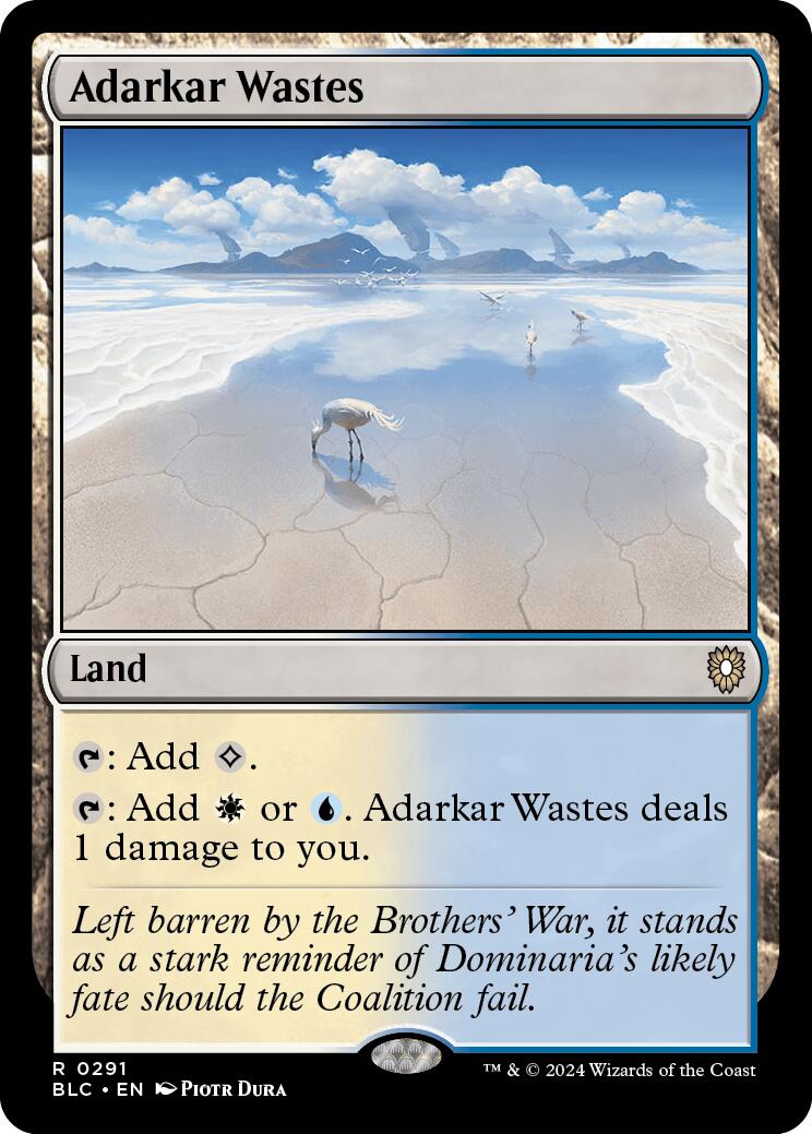 Adarkar Wastes [Bloomburrow Commander] | Shuffle n Cut Hobbies & Games