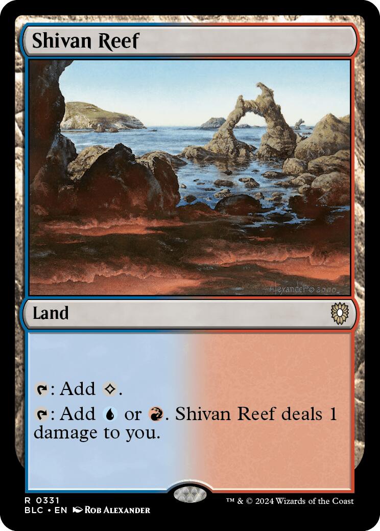 Shivan Reef [Bloomburrow Commander] | Shuffle n Cut Hobbies & Games