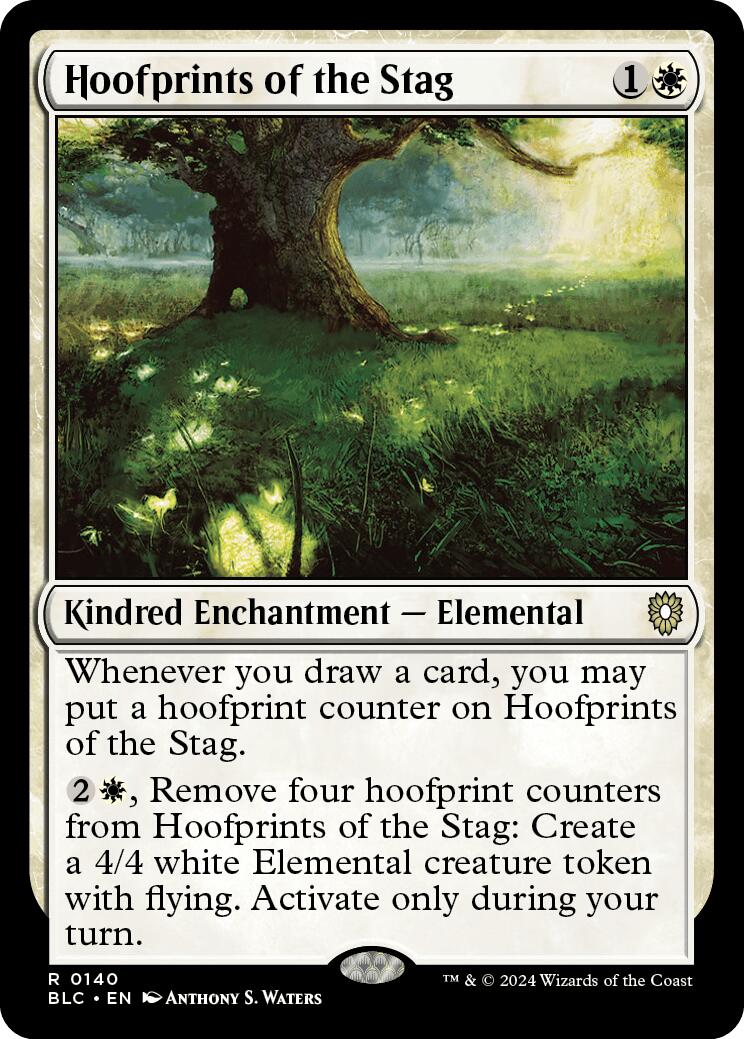 Hoofprints of the Stag [Bloomburrow Commander] | Shuffle n Cut Hobbies & Games