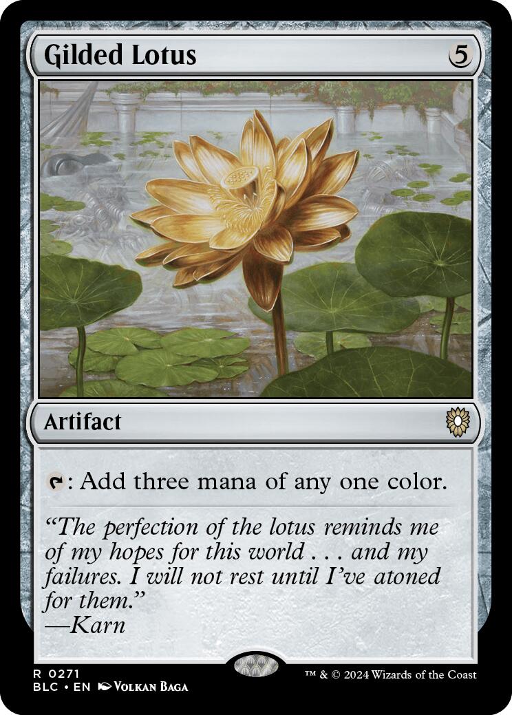 Gilded Lotus [Bloomburrow Commander] | Shuffle n Cut Hobbies & Games