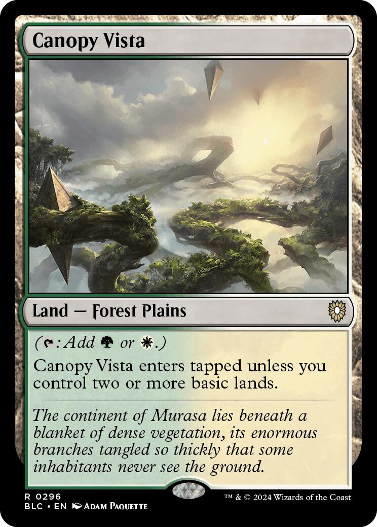 Canopy Vista [Bloomburrow Commander] | Shuffle n Cut Hobbies & Games