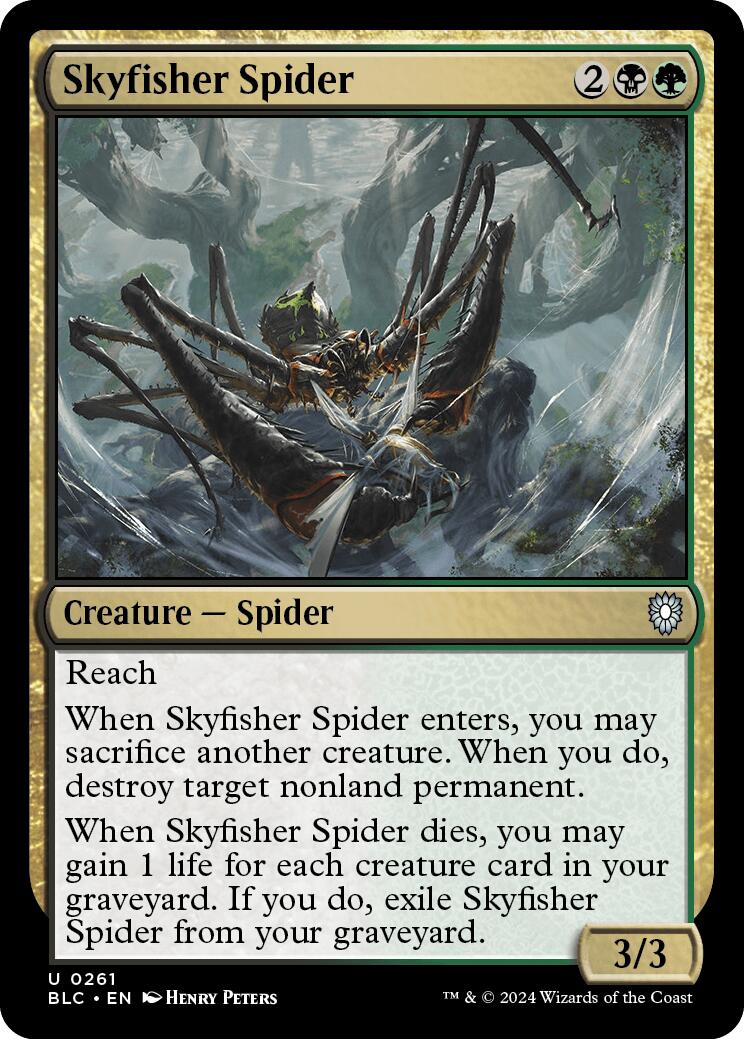 Skyfisher Spider [Bloomburrow Commander] | Shuffle n Cut Hobbies & Games