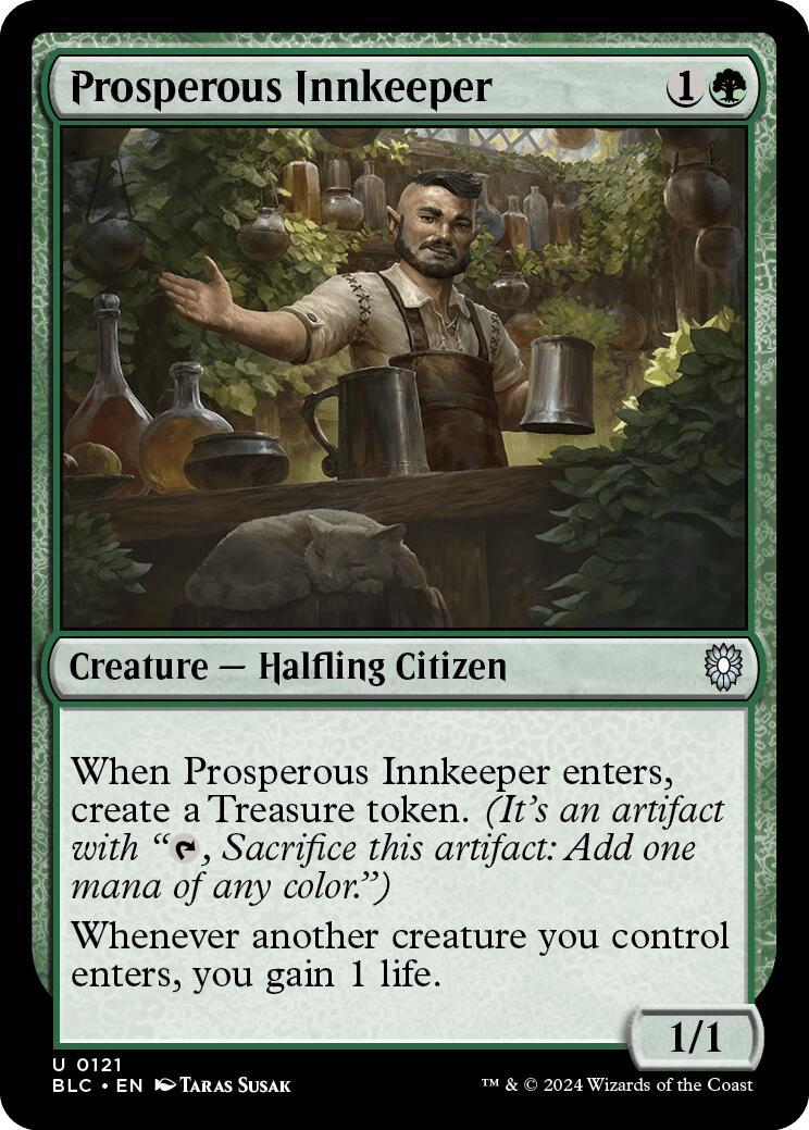 Prosperous Innkeeper [Bloomburrow Commander] | Shuffle n Cut Hobbies & Games