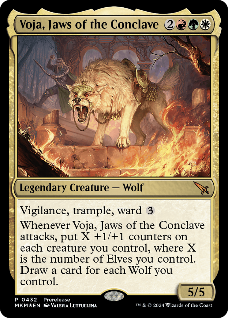 Voja, Jaws of the Conclave [Murders at Karlov Manor Prerelease Promos] | Shuffle n Cut Hobbies & Games