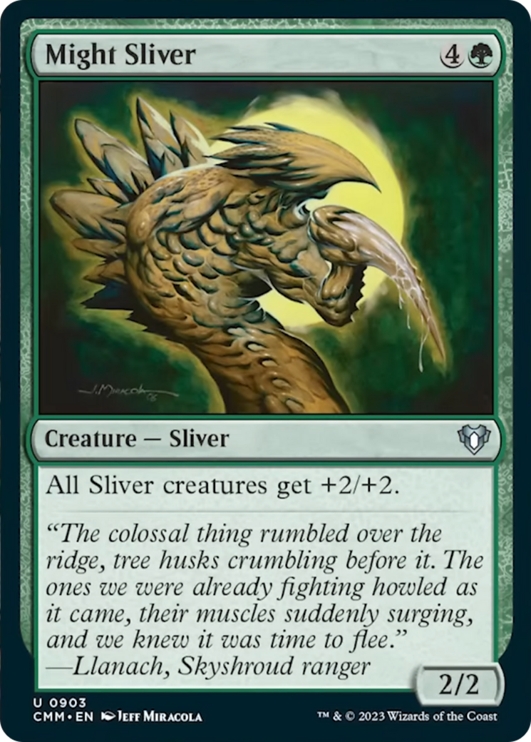 Might Sliver [Commander Masters] | Shuffle n Cut Hobbies & Games