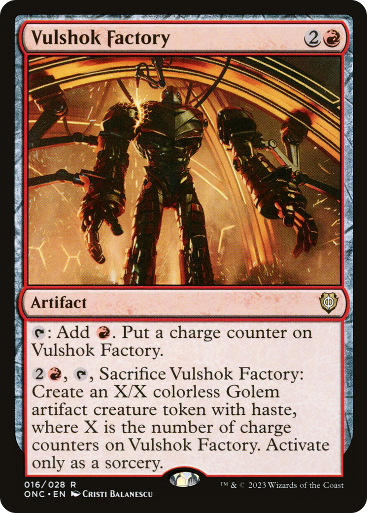 Vulshok Factory [Phyrexia: All Will Be One Commander] | Shuffle n Cut Hobbies & Games