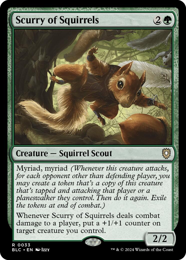 Scurry of Squirrels [Bloomburrow Commander] | Shuffle n Cut Hobbies & Games