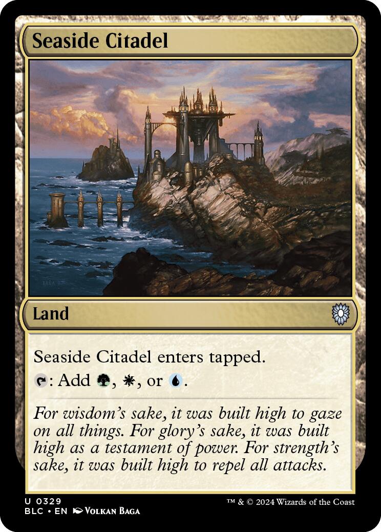 Seaside Citadel [Bloomburrow Commander] | Shuffle n Cut Hobbies & Games