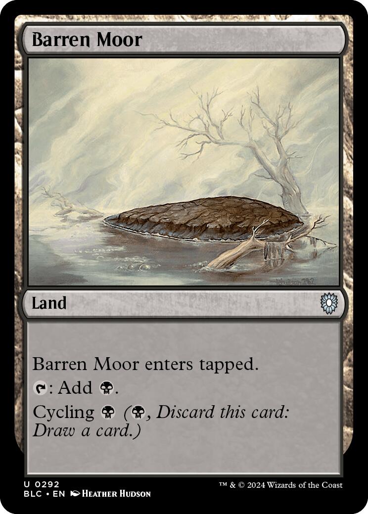 Barren Moor [Bloomburrow Commander] | Shuffle n Cut Hobbies & Games