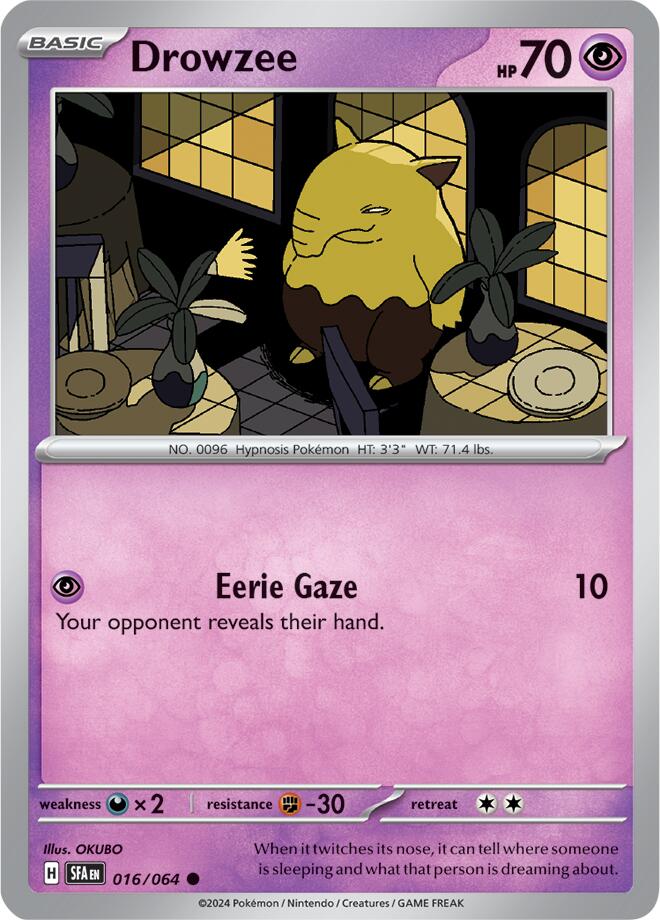 Drowzee (016/064) [Scarlet & Violet: Shrouded Fable] | Shuffle n Cut Hobbies & Games