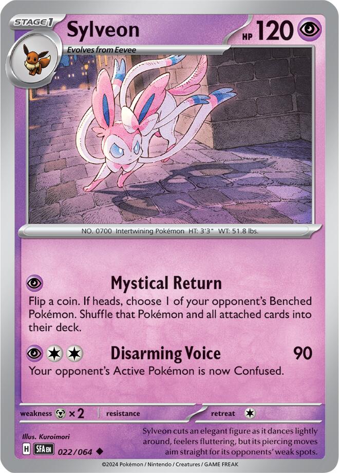 Sylveon (022/064) [Scarlet & Violet: Shrouded Fable] | Shuffle n Cut Hobbies & Games