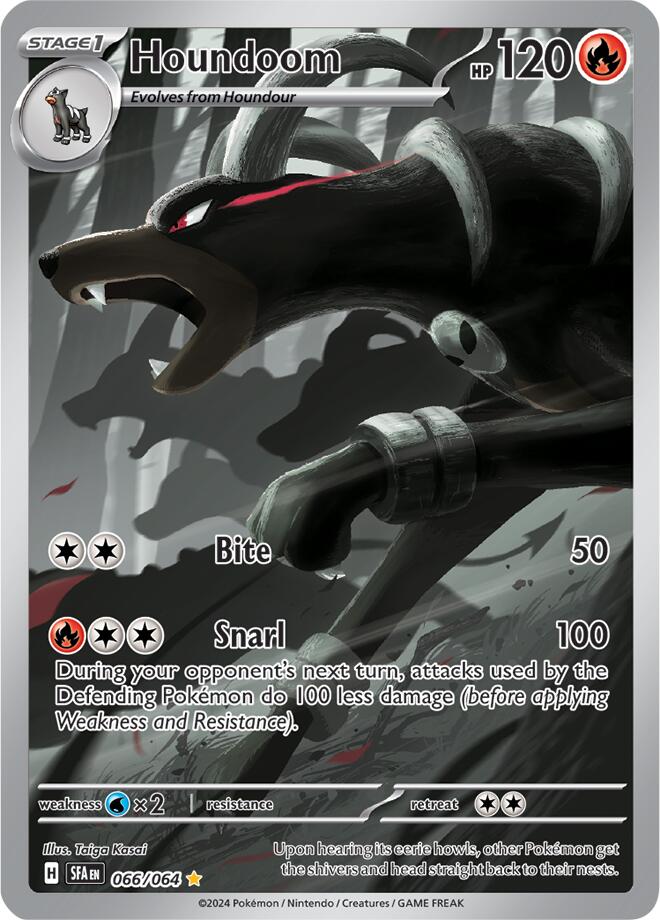 Houndoom (066/064) [Scarlet & Violet: Shrouded Fable] | Shuffle n Cut Hobbies & Games