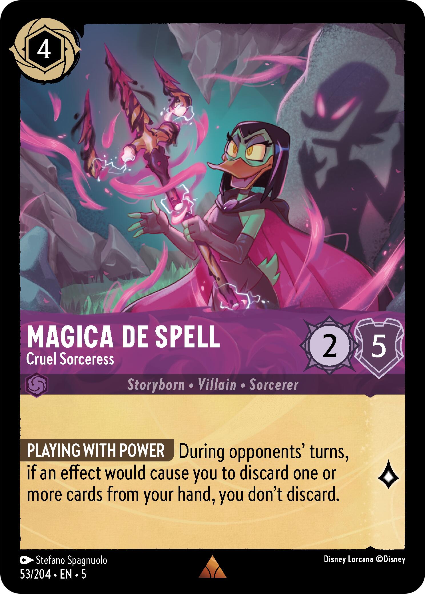 Magica De Spell - Cruel Sorceress (53/204) [Shimmering Skies] | Shuffle n Cut Hobbies & Games