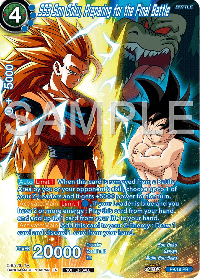 SS3 Son Goku, Preparing for the Final Battle (Full Art) (Deluxe Pack 2024 Vol.2) (P-618) [Promotion Cards] | Shuffle n Cut Hobbies & Games