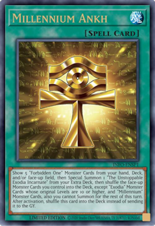 Millennium Ankh (INFO-ENSP1) [INFO-ENSP1] Secret Rare | Shuffle n Cut Hobbies & Games