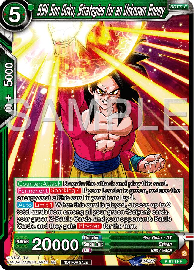 SS4 Son Goku, Strategies for an Unknown Enemy (Deluxe Pack 2024 Vol.2) (P-619) [Promotion Cards] | Shuffle n Cut Hobbies & Games