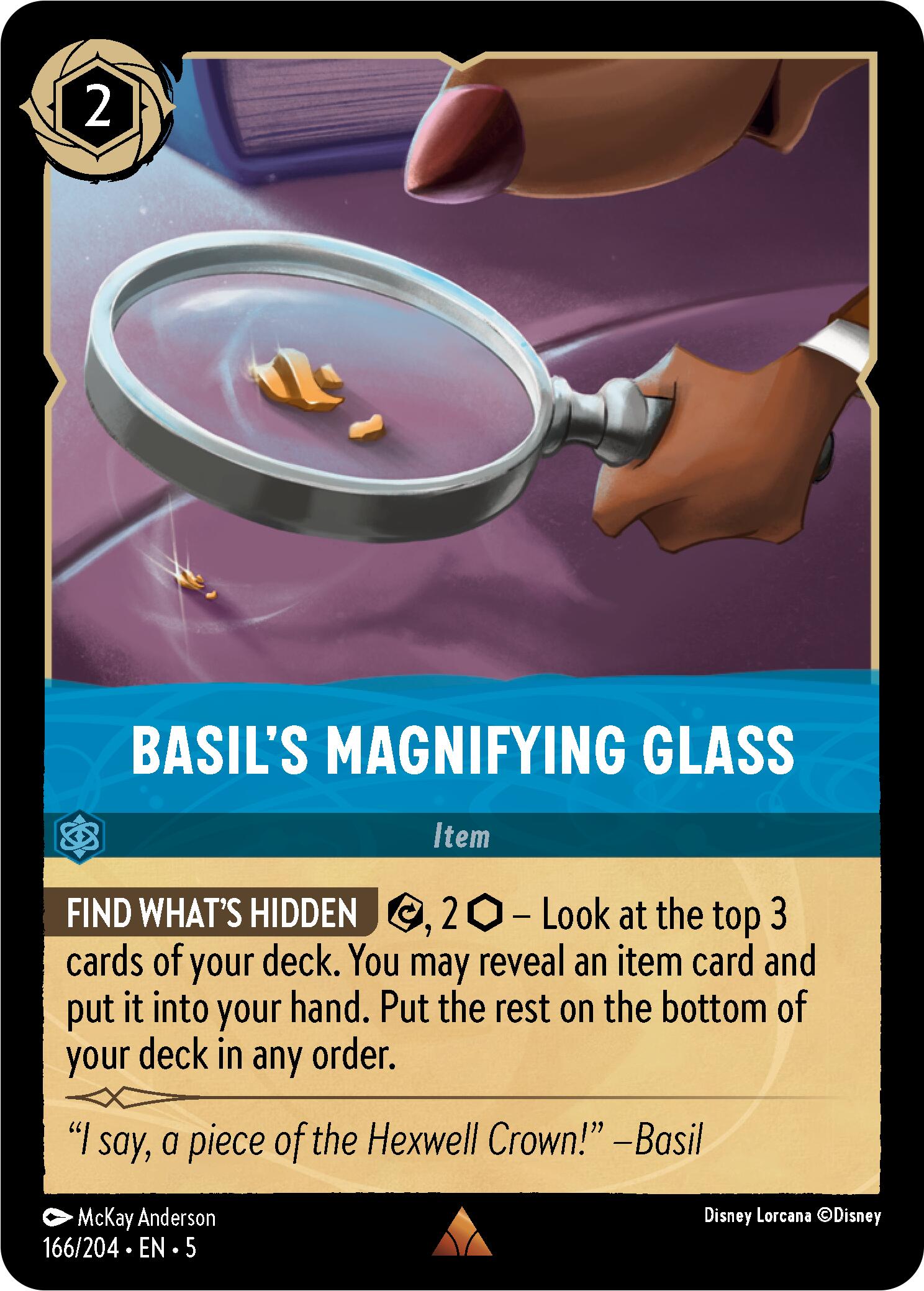 Basil's Magnifying Glass (166/204) [Shimmering Skies] | Shuffle n Cut Hobbies & Games