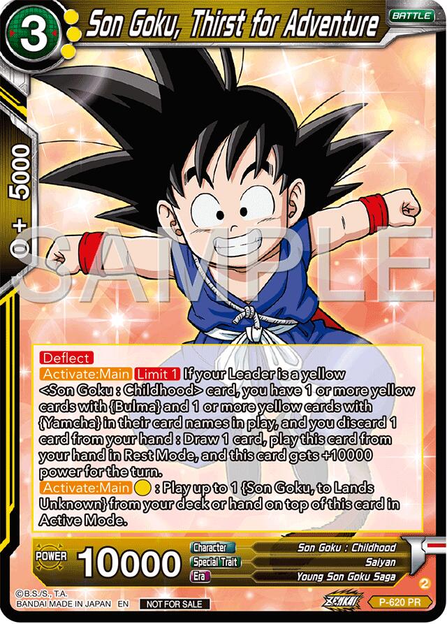 Son Goku, Thirst for Adventure (Deluxe Pack 2024 Vol.2) (P-620) [Promotion Cards] | Shuffle n Cut Hobbies & Games