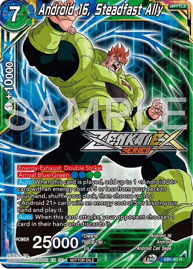 Android 16, Steadfast Ally (Event Pack 15) (EB1-63) [Promotion Cards] | Shuffle n Cut Hobbies & Games