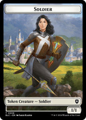 Soldier // Citizen Double-Sided Token [Bloomburrow Commander Tokens] | Shuffle n Cut Hobbies & Games