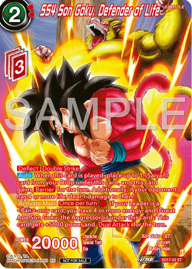 SS4 Son Goku, Defender of Life (Premium Alt-Art Card Set 2024 Vol.2) (SD17-02) [Promotion Cards] | Shuffle n Cut Hobbies & Games