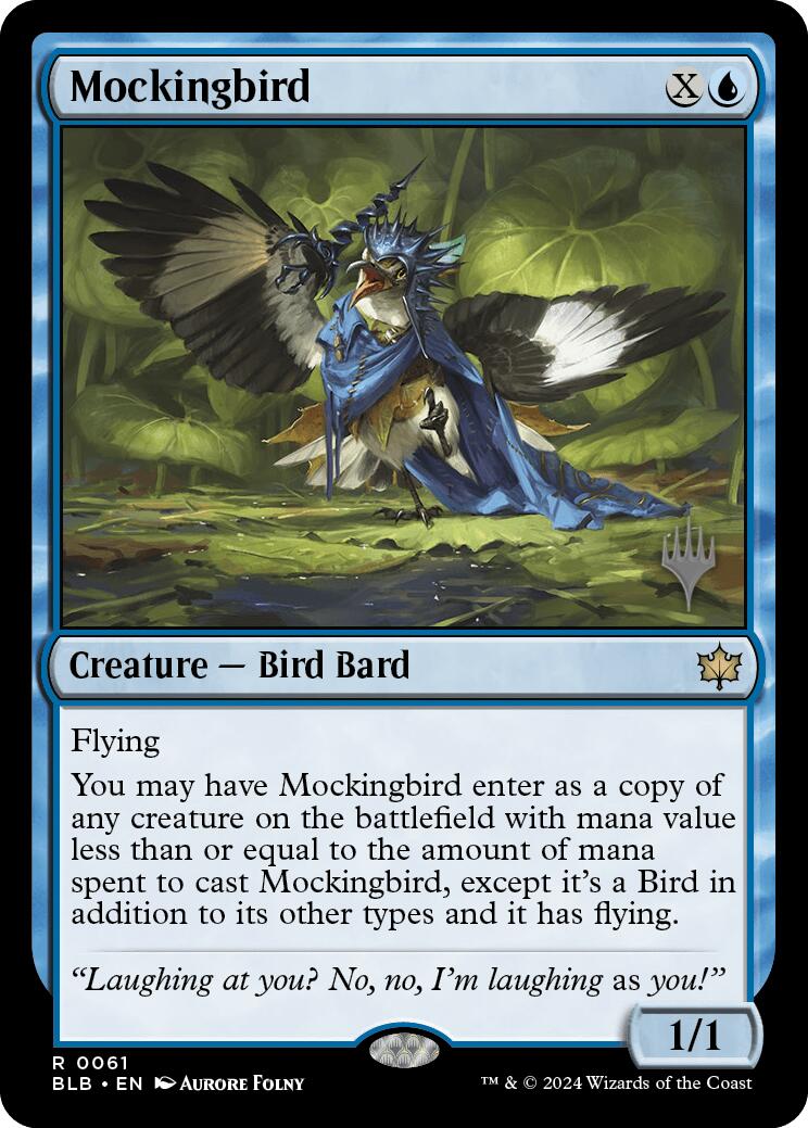 Mockingbird (Promo Pack) [Bloomburrow Promos] | Shuffle n Cut Hobbies & Games