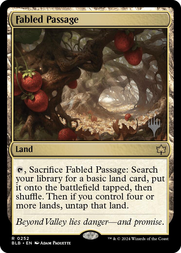 Fabled Passage (Promo Pack) [Bloomburrow Promos] | Shuffle n Cut Hobbies & Games