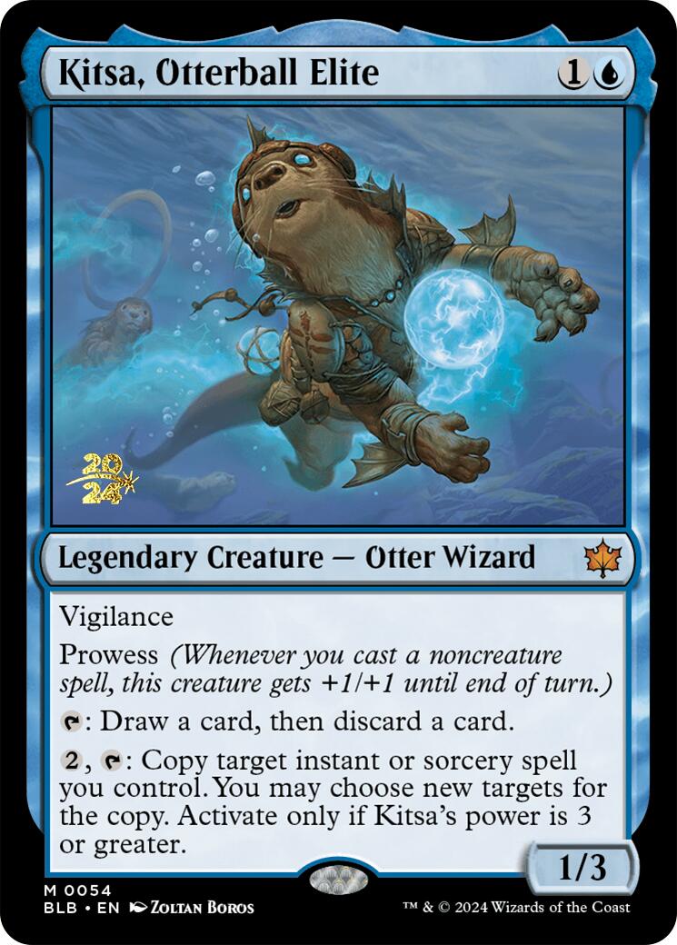 Kitsa, Otterball Elite [Bloomburrow Prerelease Promos] | Shuffle n Cut Hobbies & Games