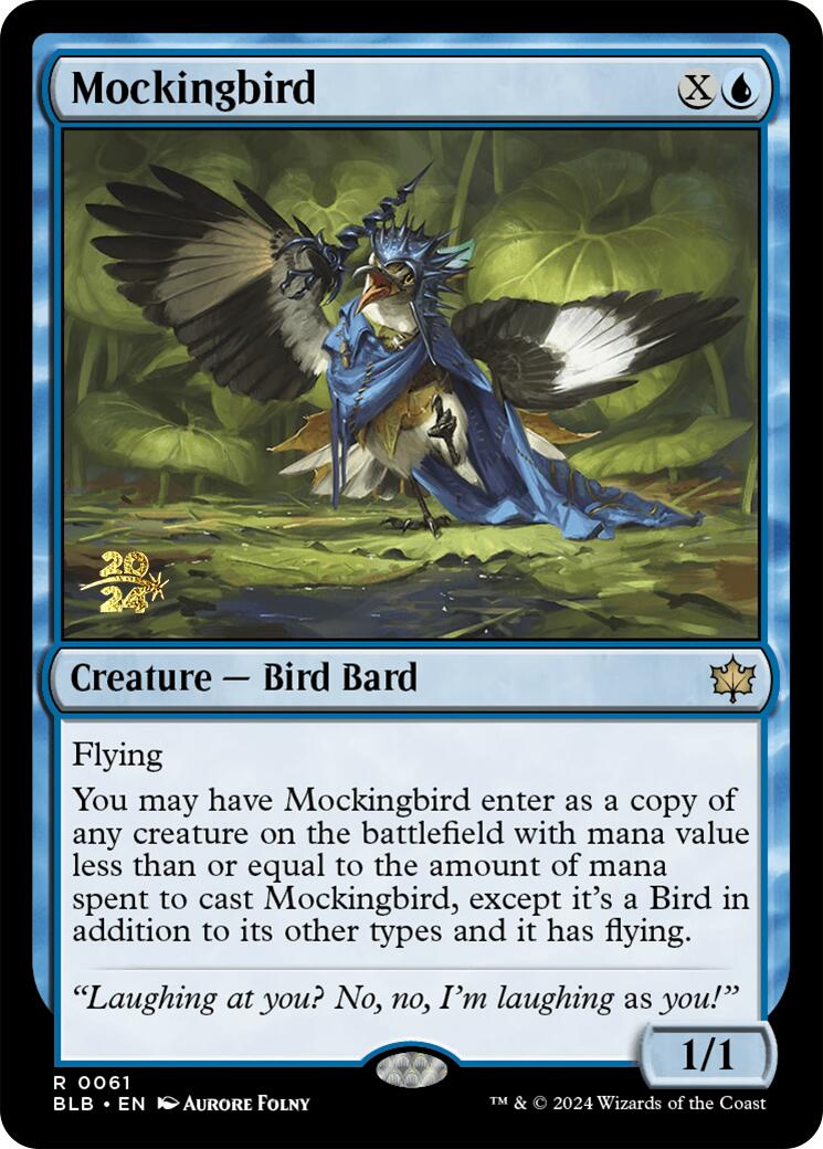 Mockingbird [Bloomburrow Prerelease Promos] | Shuffle n Cut Hobbies & Games