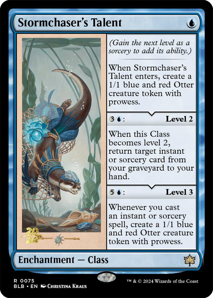 Stormchaser's Talent [Bloomburrow Prerelease Promos] | Shuffle n Cut Hobbies & Games