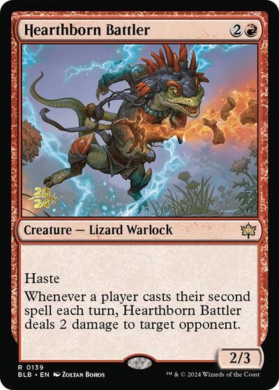 Hearthborn Battler [Bloomburrow Prerelease Promos] | Shuffle n Cut Hobbies & Games