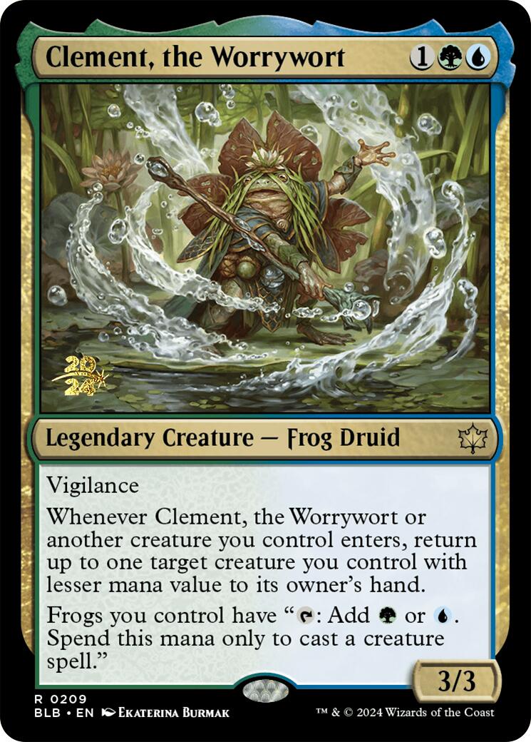 Clement, the Worrywort [Bloomburrow Prerelease Promos] | Shuffle n Cut Hobbies & Games