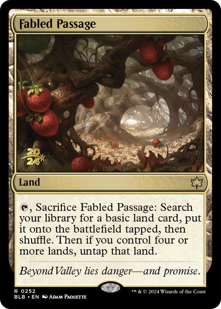 Fabled Passage [Bloomburrow Prerelease Promos] | Shuffle n Cut Hobbies & Games