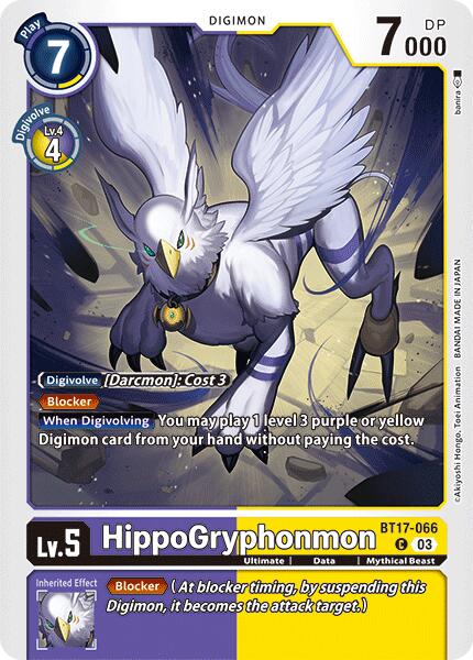 HippoGryphonmon [BT17-066] [Secret Crisis] | Shuffle n Cut Hobbies & Games