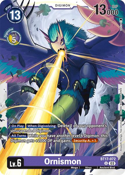 Ornismon [BT17-072] [Secret Crisis] | Shuffle n Cut Hobbies & Games