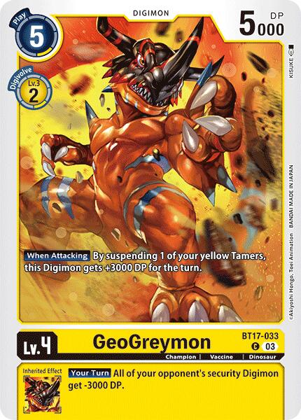 GeoGreymon [BT17-033] [Secret Crisis] | Shuffle n Cut Hobbies & Games