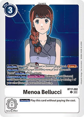 Menoa Bellucci [BT17-092] [Secret Crisis] | Shuffle n Cut Hobbies & Games