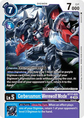 Cerberusmon: Werewolf Mode [BT17-025] [Secret Crisis] | Shuffle n Cut Hobbies & Games