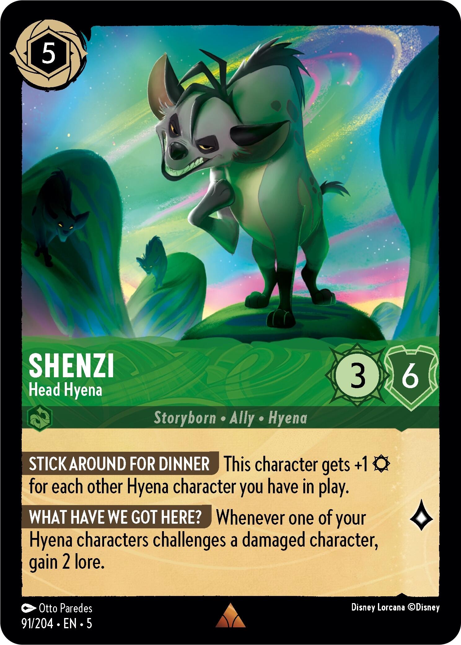 Shenzi - Head Hyena (91/204) [Shimmering Skies] | Shuffle n Cut Hobbies & Games