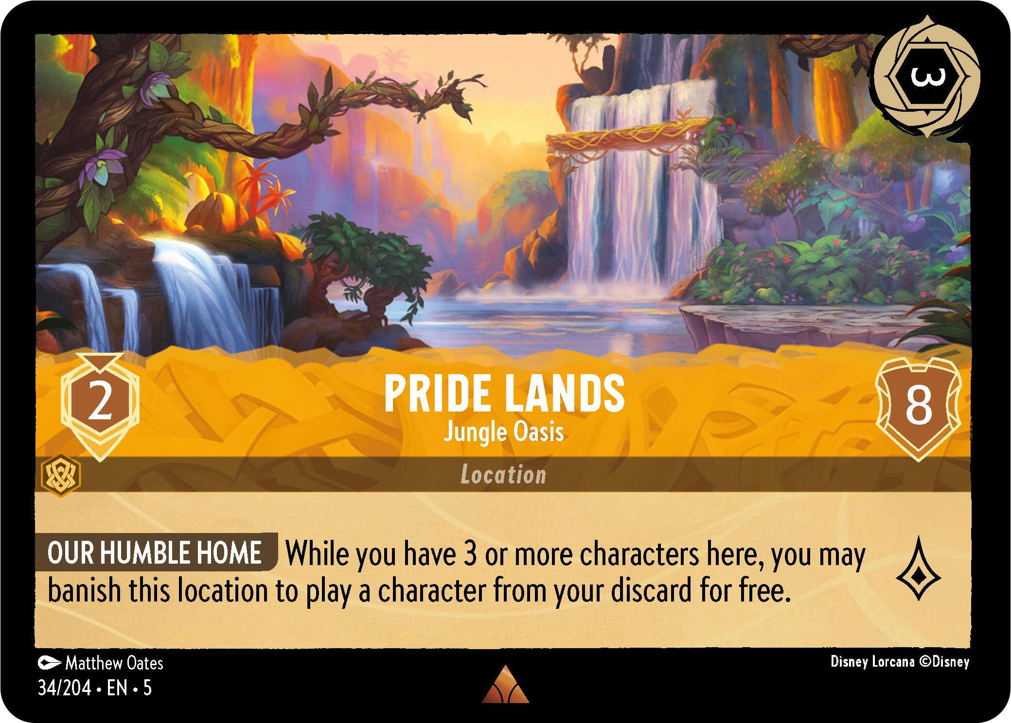 Pride Lands - Jungle Oasis (34/204) [Shimmering Skies] | Shuffle n Cut Hobbies & Games