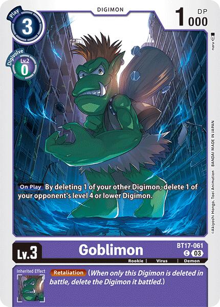 Goblimon [BT17-061] [Secret Crisis] | Shuffle n Cut Hobbies & Games