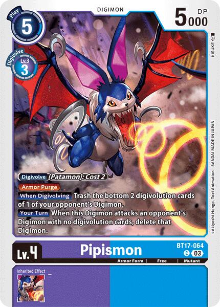 Pipismon [BT17-064] [Secret Crisis] | Shuffle n Cut Hobbies & Games